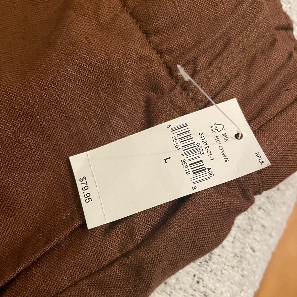 GAP Pleated Linen Pants (NWT)